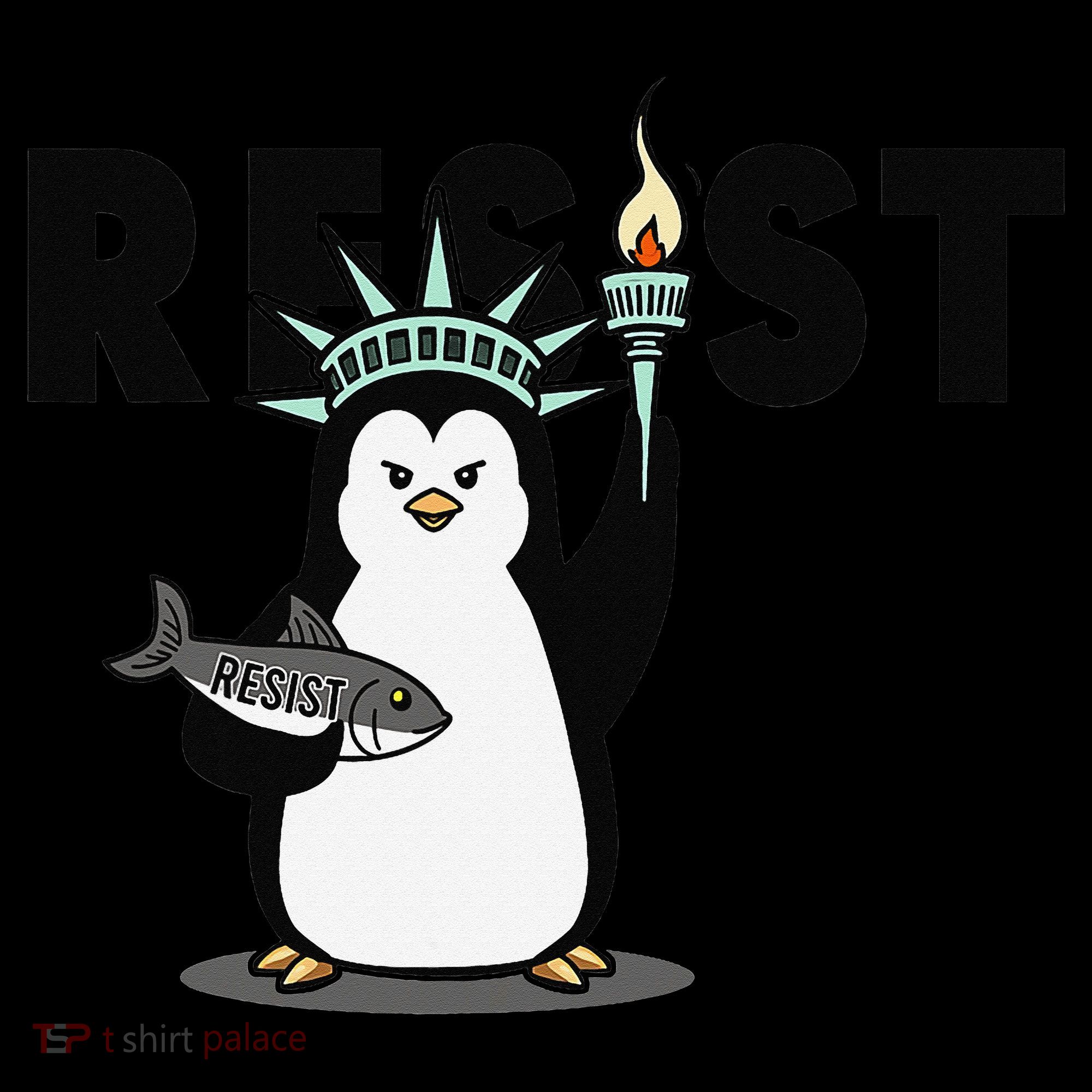 I Stand With The Penguins Resist Penguin Anti Trump Coffee Mug