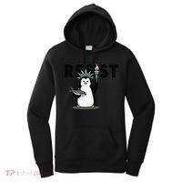 I Stand With The Penguins Resist Penguin Anti Trump Women's Hoodie thumb 0