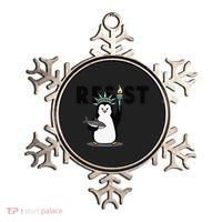 I Stand With The Penguins Resist Penguin Anti Trump Ornament thumb 0