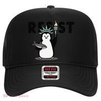 I Stand With The Penguins Resist Penguin Anti Trump Hat thumb 0
