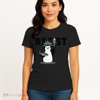 I Stand With The Penguins Resist Penguin Anti Trump Women's T-Shirt thumb 4