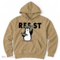 I Stand With The Penguins Resist Penguin Anti Trump Hoodie thumb 0
