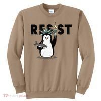 I Stand With The Penguins Resist Penguin Anti Trump Sweatshirt thumb 0