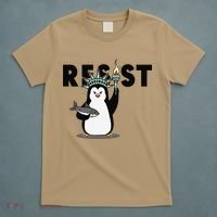 I Stand With The Penguins Resist Penguin Anti Trump T-Shirt thumb 5