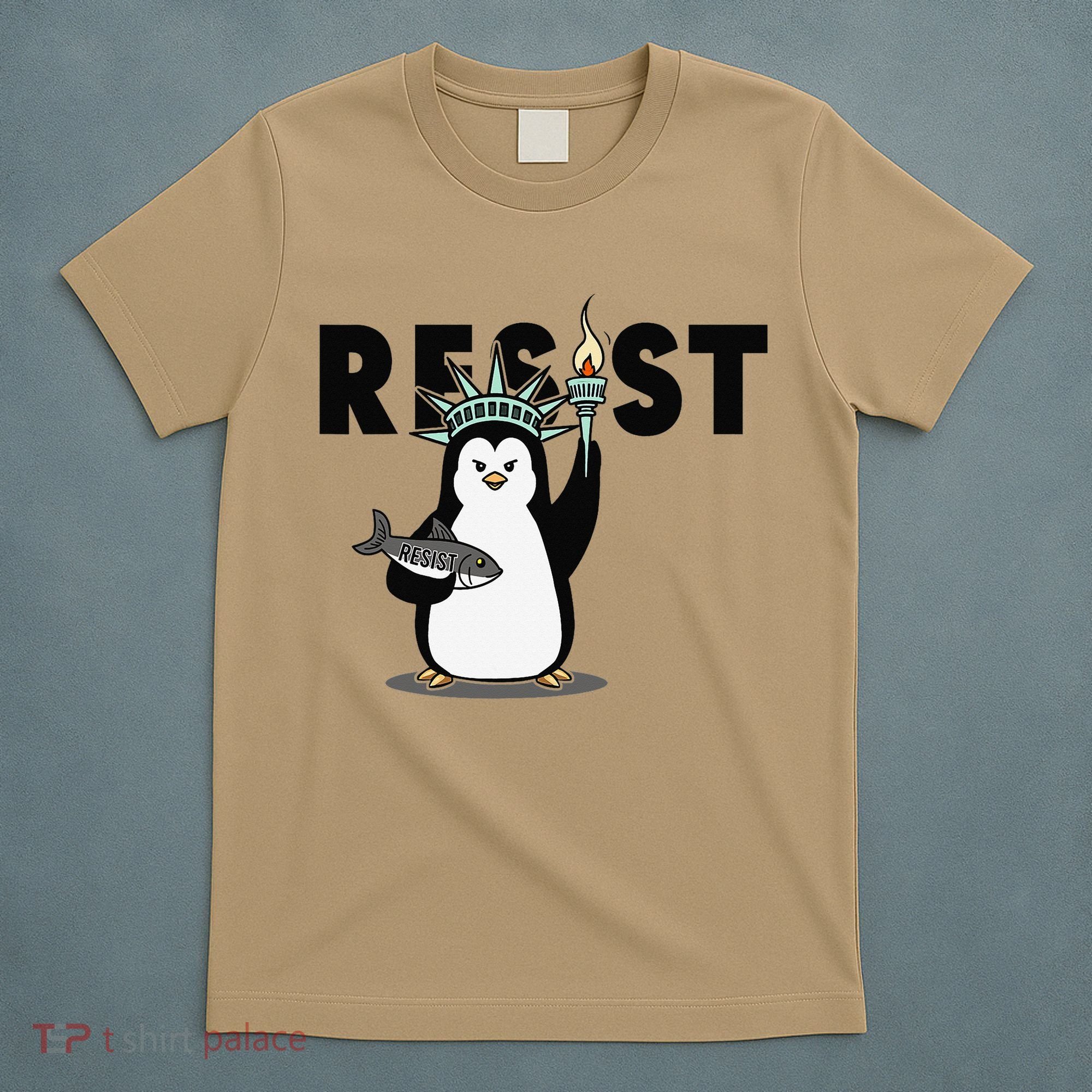 I Stand With The Penguins Resist Penguin Anti Trump T-Shirt