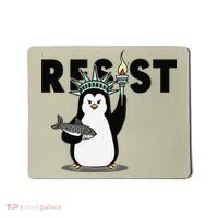 I Stand With The Penguins Resist Penguin Anti Trump Mousepad thumb 0