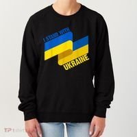 I Stand With Ukraine Support Women's Sweatshirt thumb 0