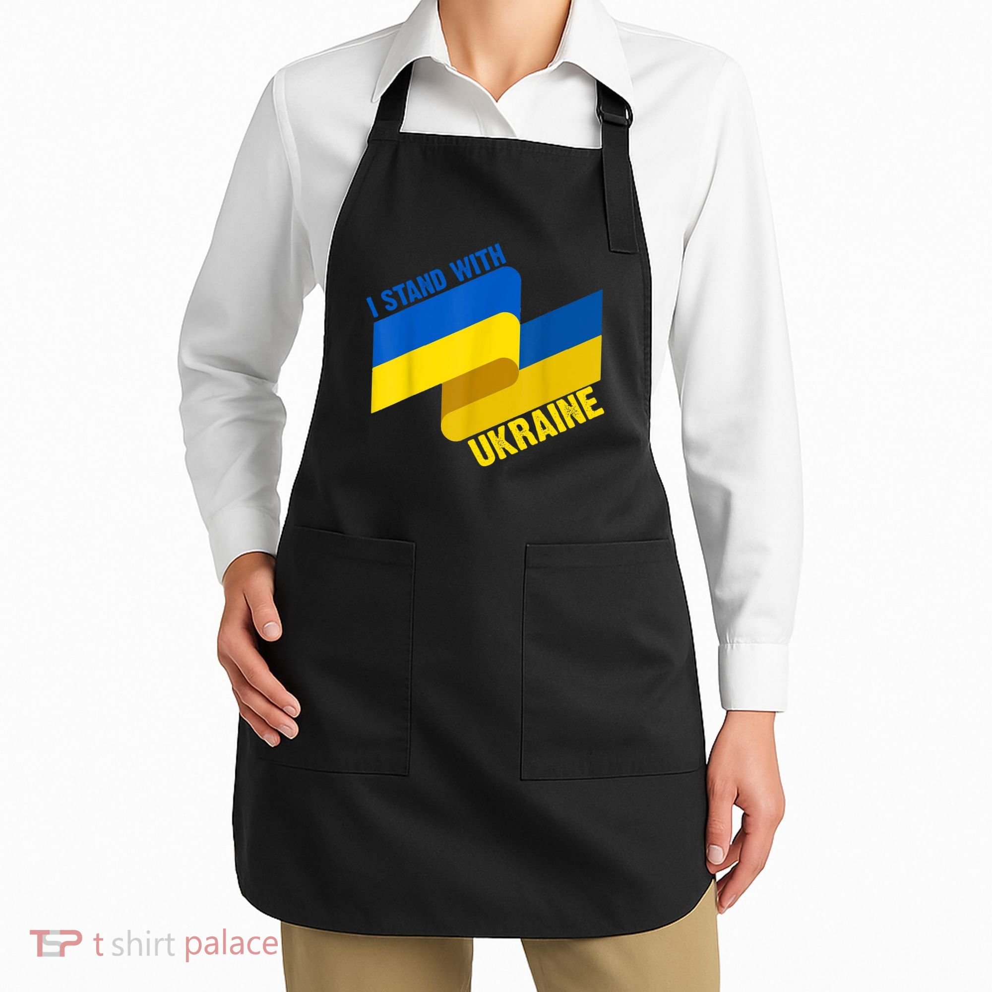 I Stand With Ukraine Support Apron