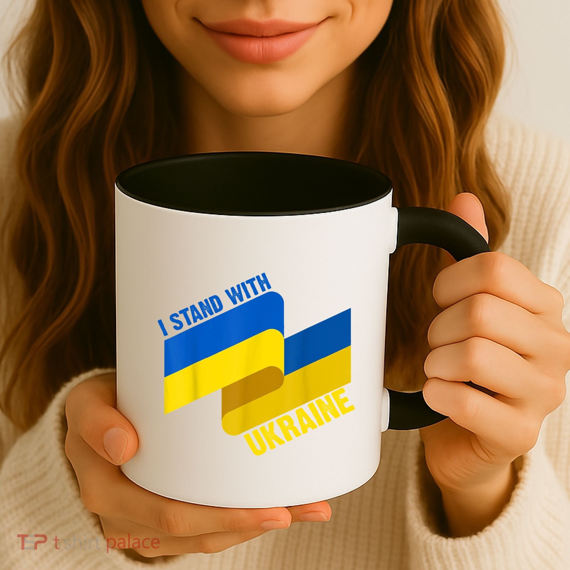 I Stand With Ukraine Support Coffee Mug