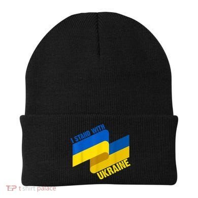 I Stand With Ukraine Support Beanie
