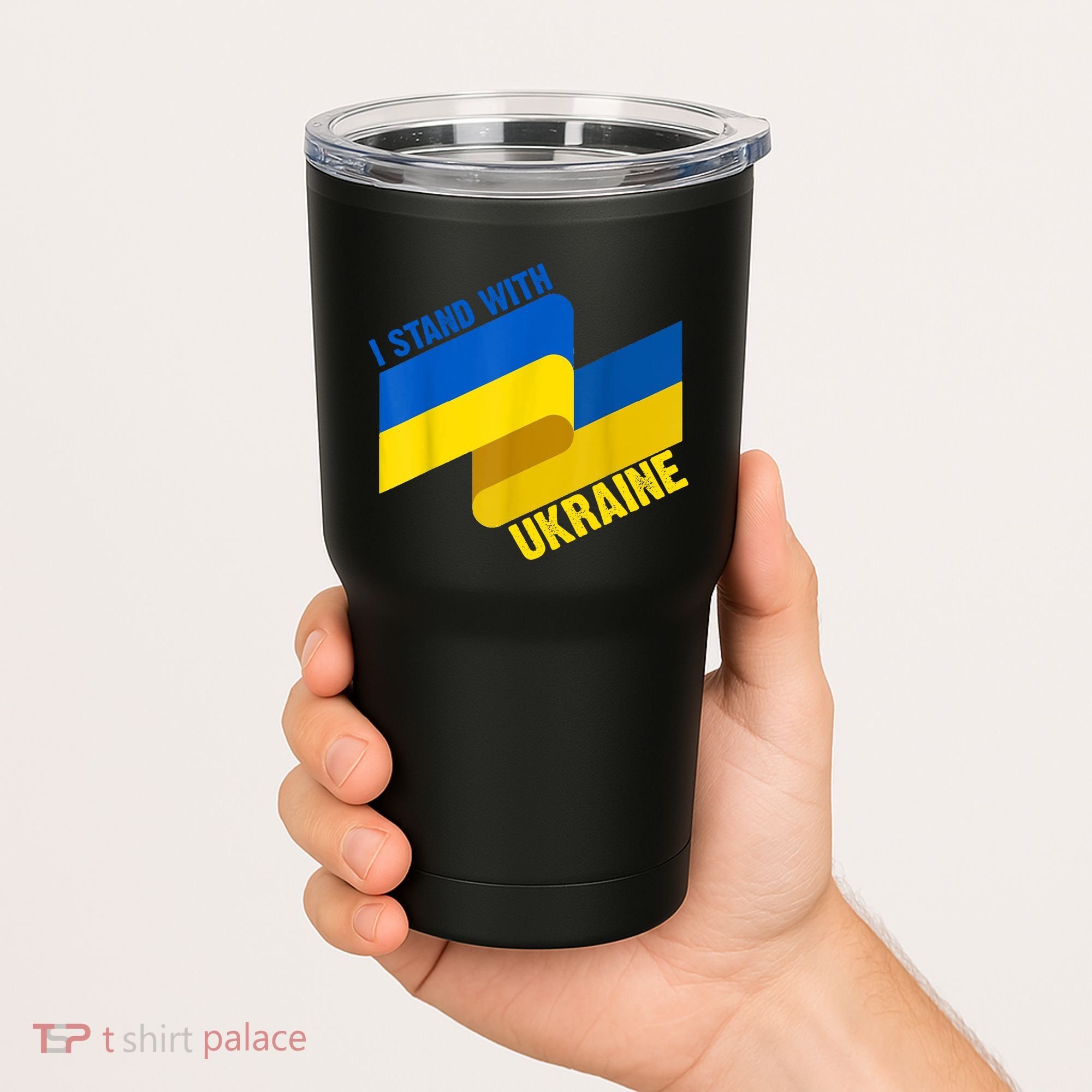 I Stand With Ukraine Support Tumbler