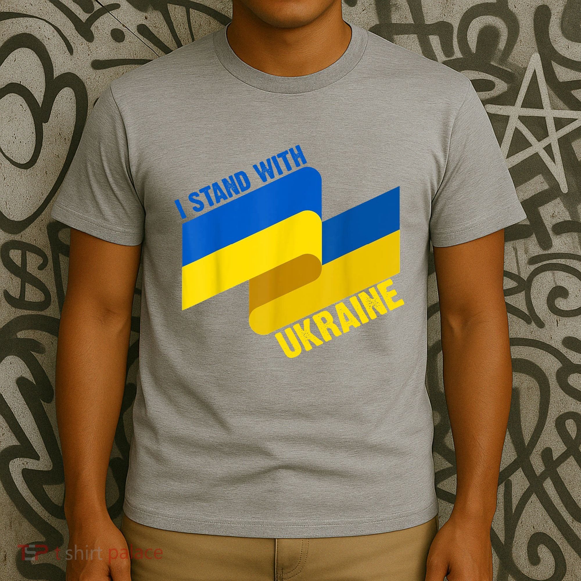 I Stand With Ukraine Support T-Shirt