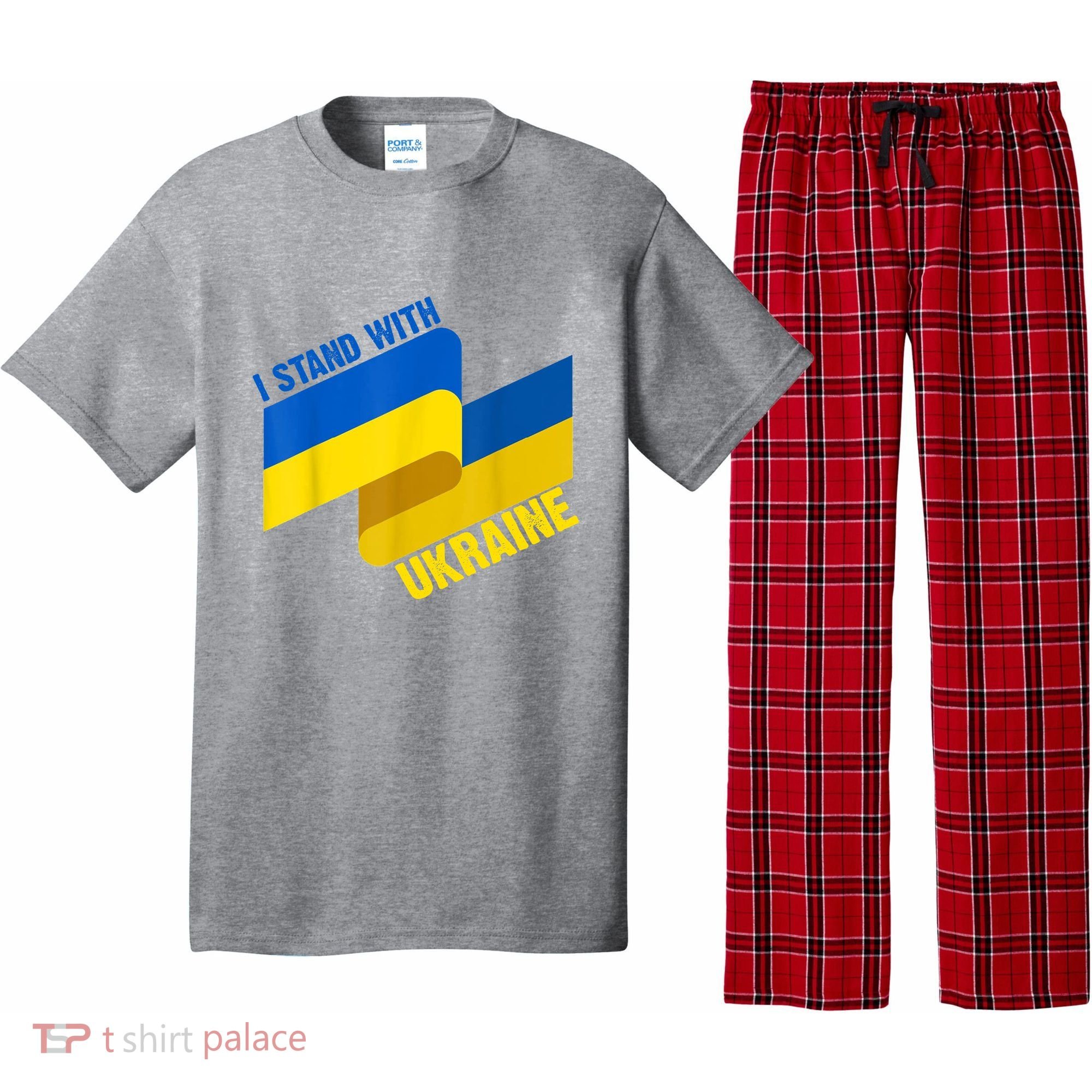 I Stand With Ukraine Support Pajama Set