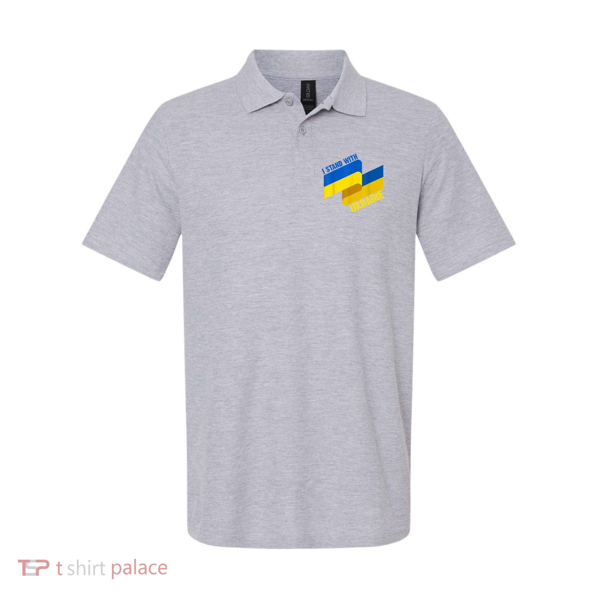 I Stand With Ukraine Support Polo