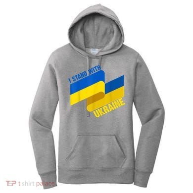 I Stand With Ukraine Support Women's Hoodie
