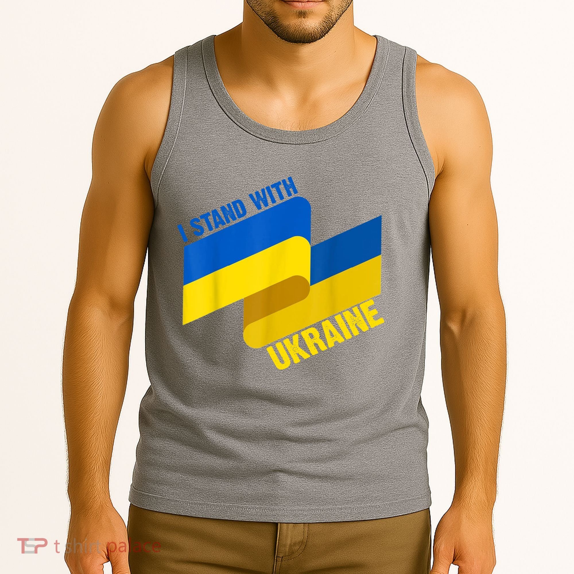 I Stand With Ukraine Support Tank Top