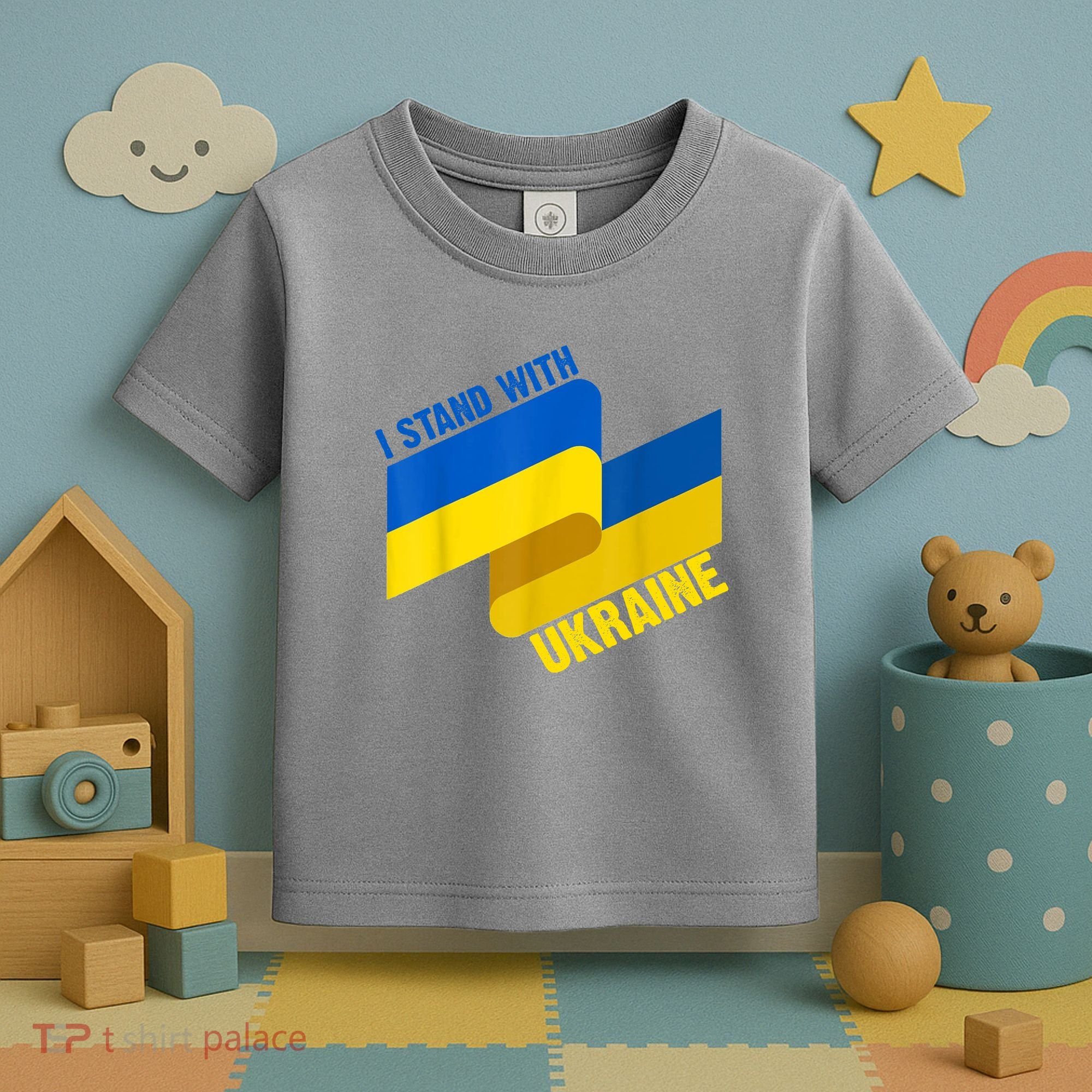 I Stand With Ukraine Support Toddler T-Shirt