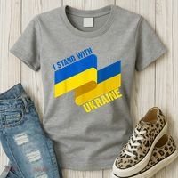 I Stand With Ukraine Support Women's T-Shirt thumb 3