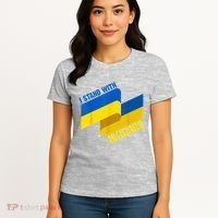 I Stand With Ukraine Support Women's T-Shirt thumb 4