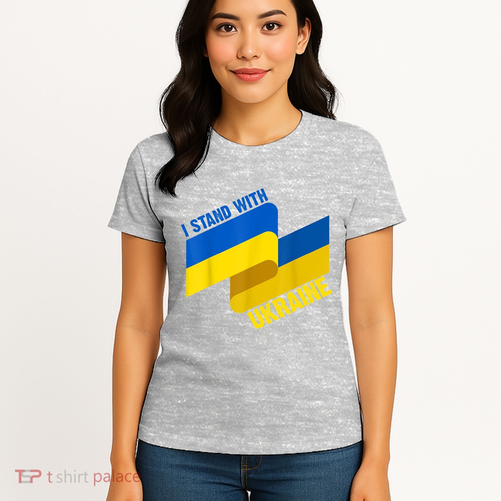 I Stand With Ukraine Support Women's T-Shirt