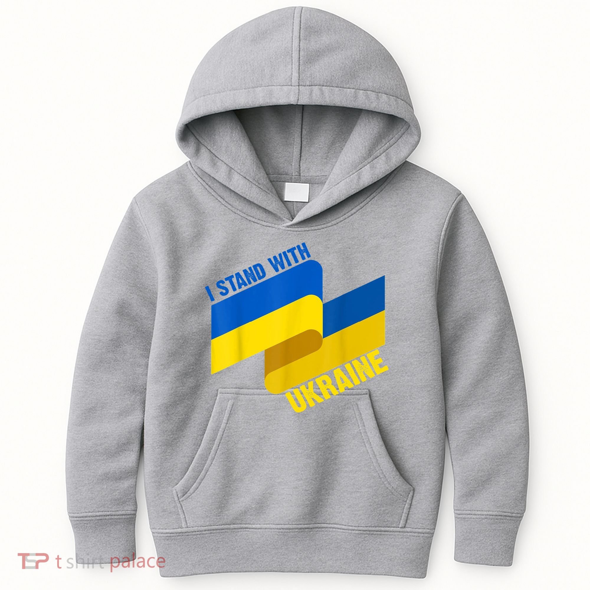 I Stand With Ukraine Support Kids Hoodie