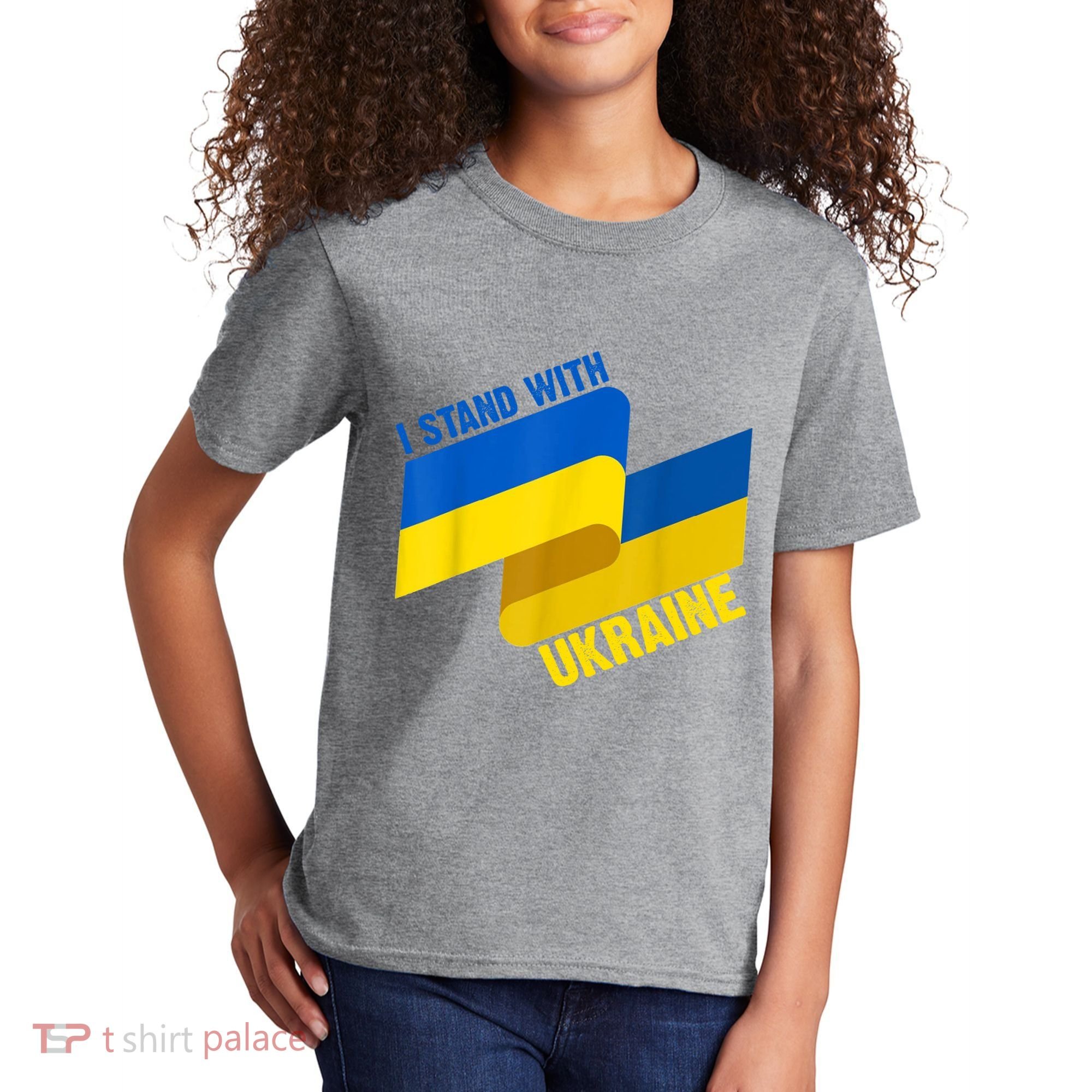 I Stand With Ukraine Support Kids T-Shirt