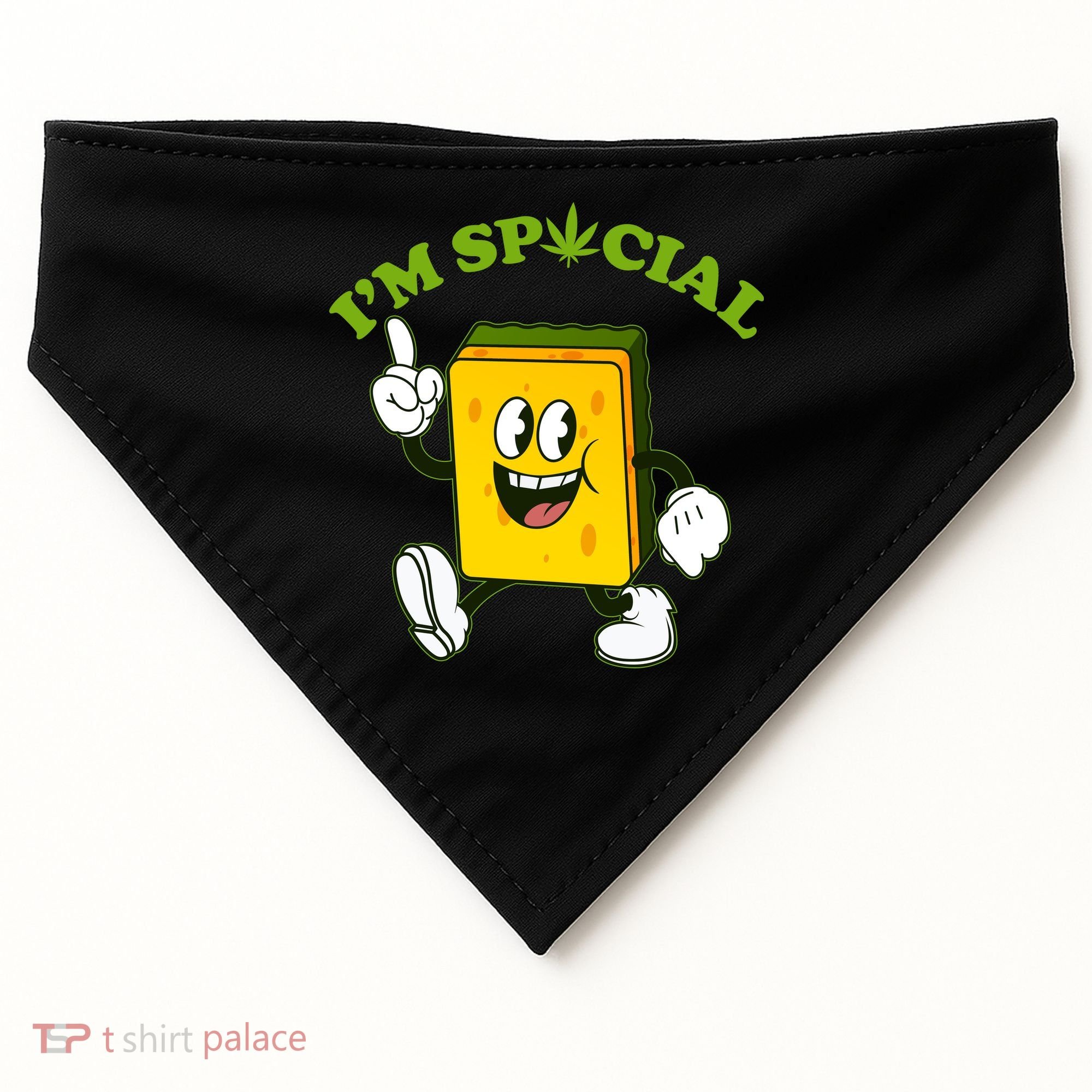 Im Special Weed Sponge USA-Made Doggie Bandana