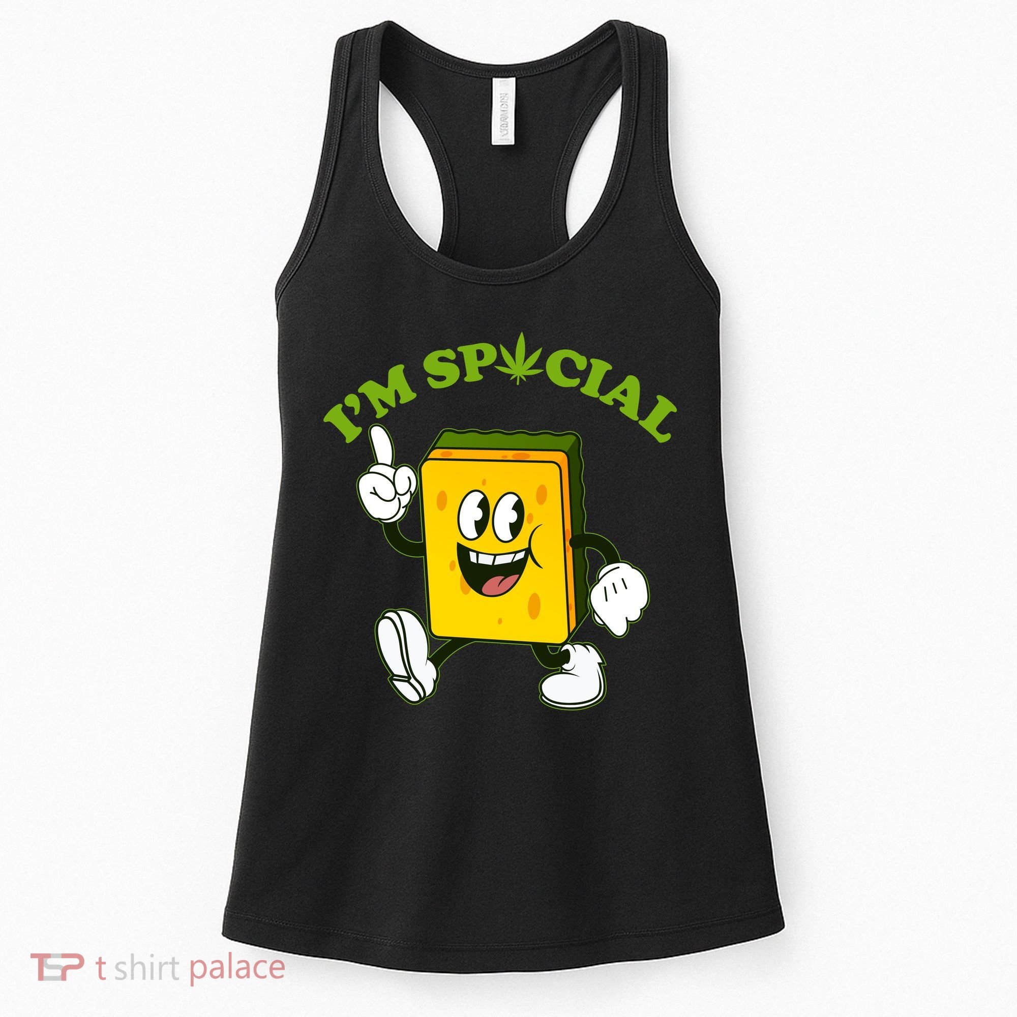 Im Special Weed Sponge Women's Tank Top
