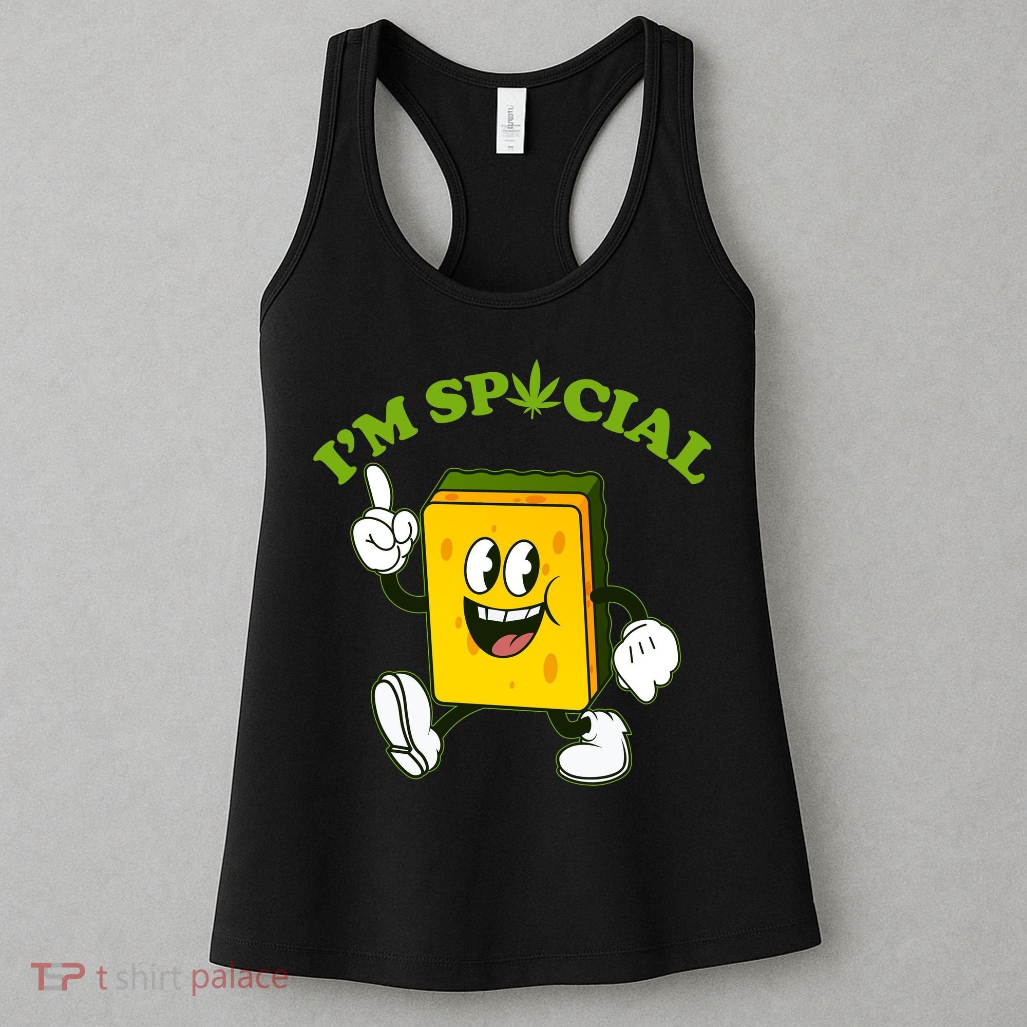 Im Special Weed Sponge Women's Tank Top