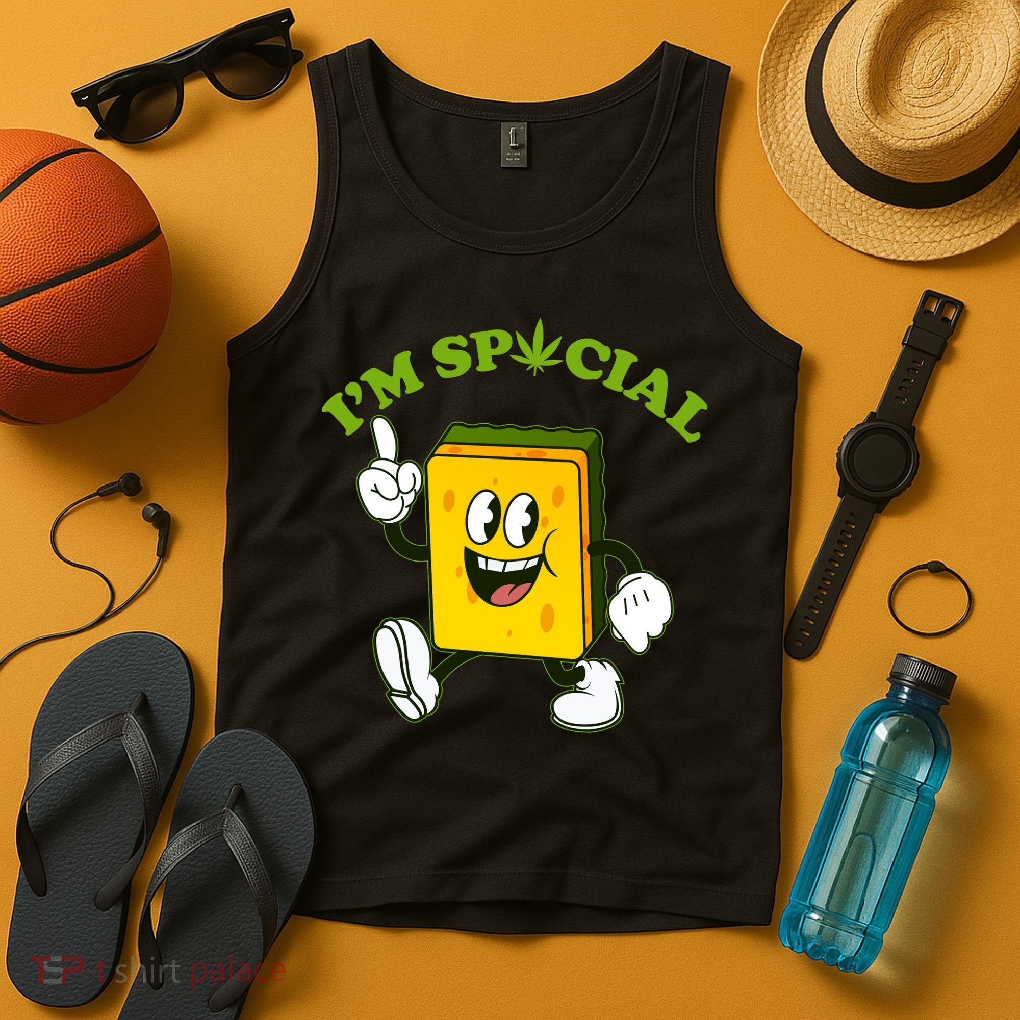 Im Special Weed Sponge Tank Top