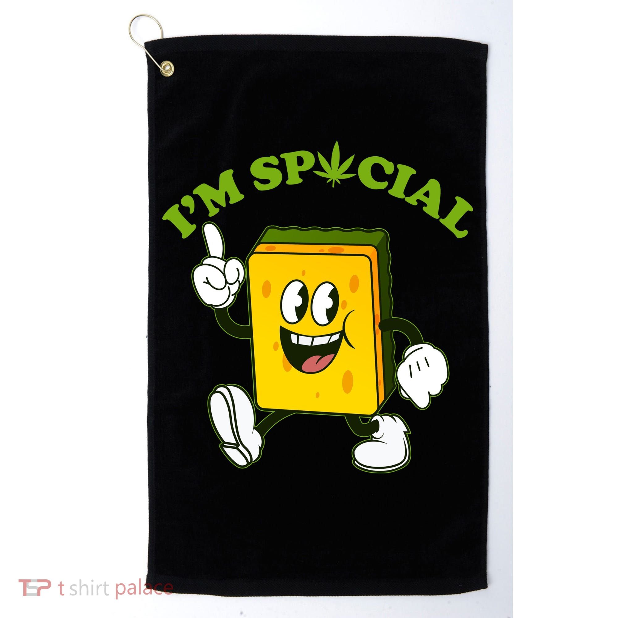 Im Special Weed Sponge Golf Towel