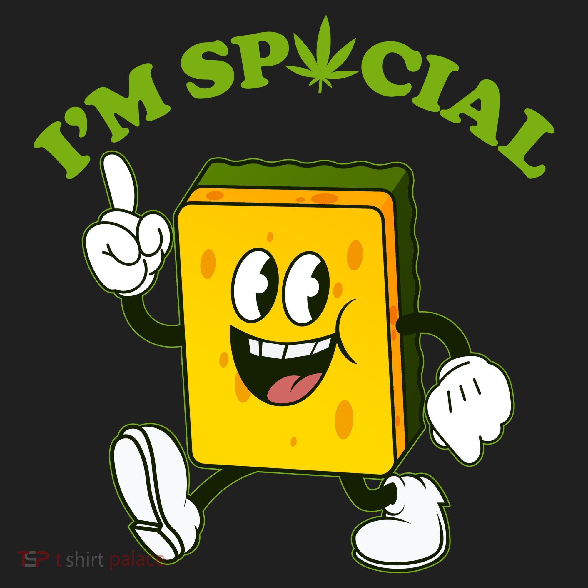 Im Special Weed Sponge Golf Towel