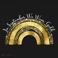 In September We Wear Gold Rainbow Childhood Cancer Women's Tank Top thumb 5