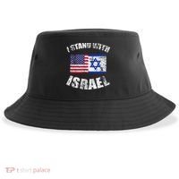 I Stand With Israel Sustainable Bucket Hat thumb 0