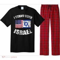 I Stand With Israel Pajama Set thumb 0