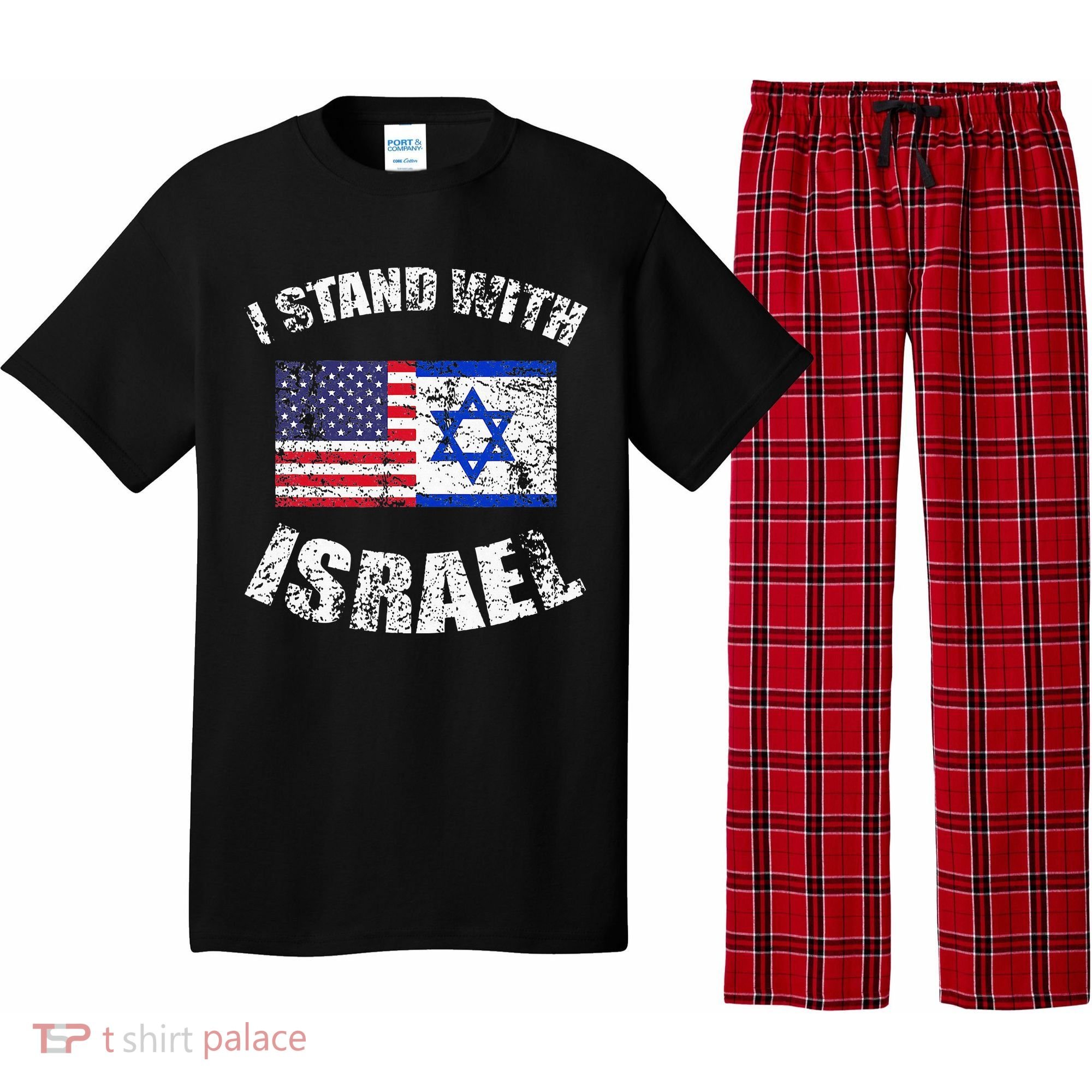 I Stand With Israel Pajama Set