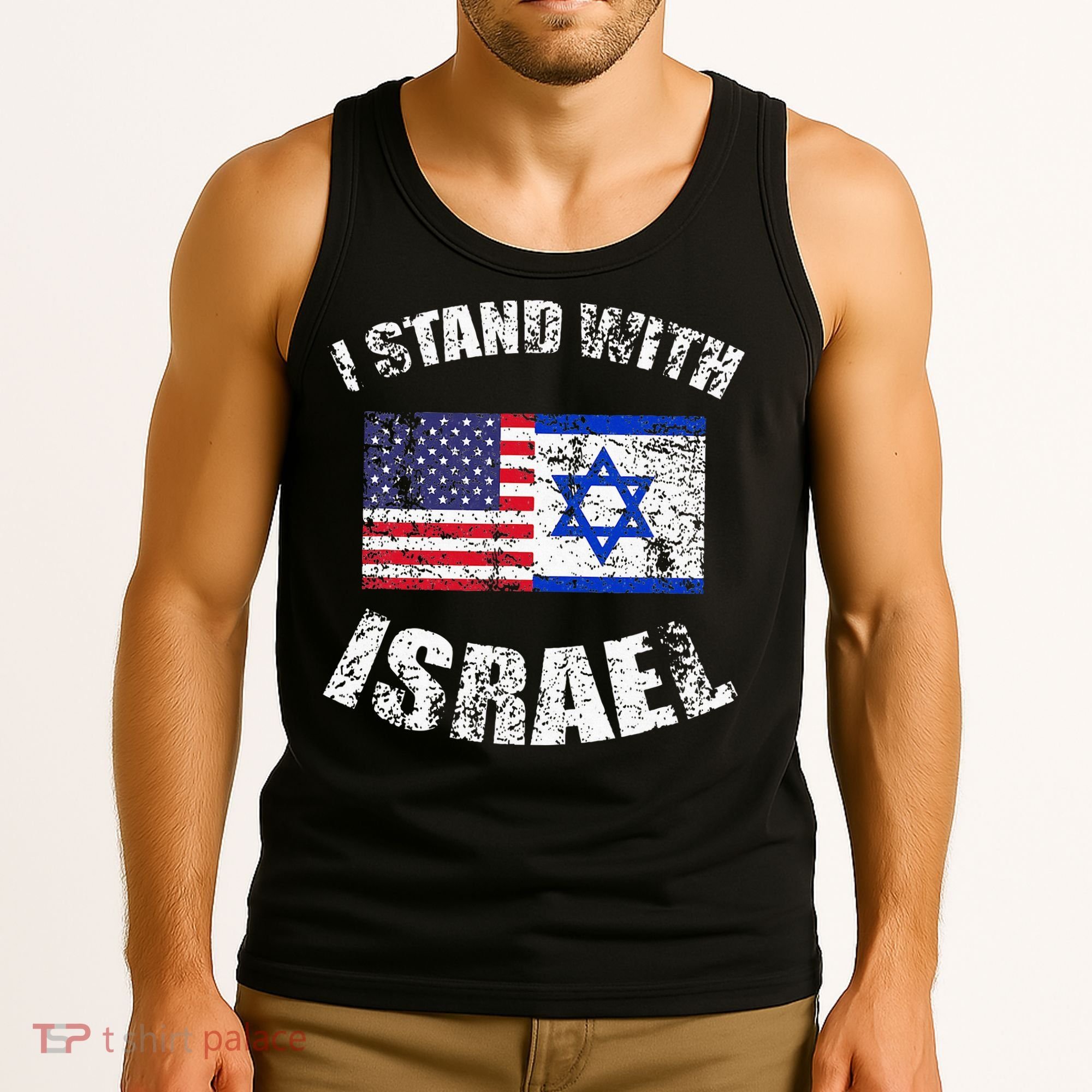 I Stand With Israel Tank Top