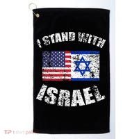 I Stand With Israel Golf Towel thumb 0
