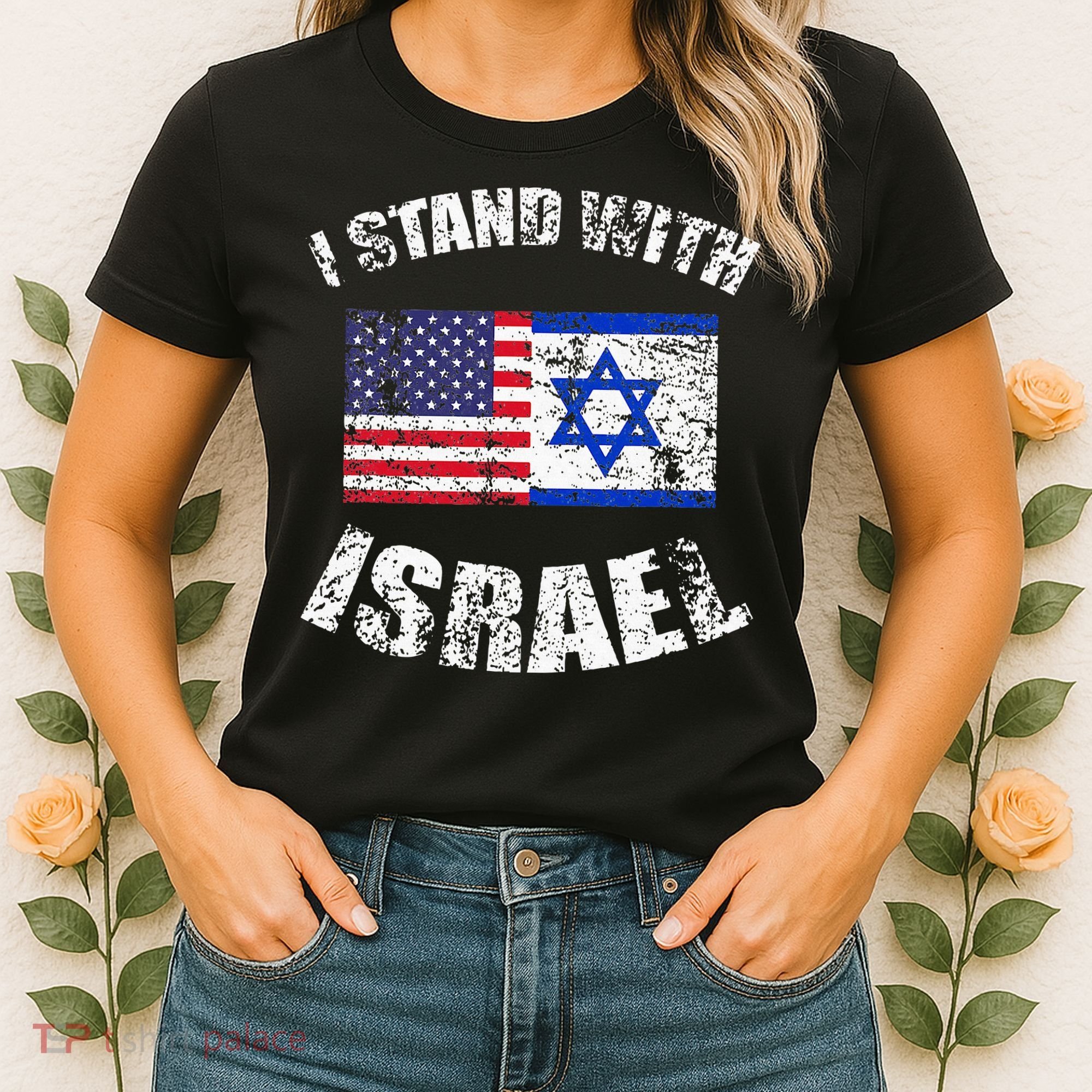 I Stand With Israel Women's T-Shirt