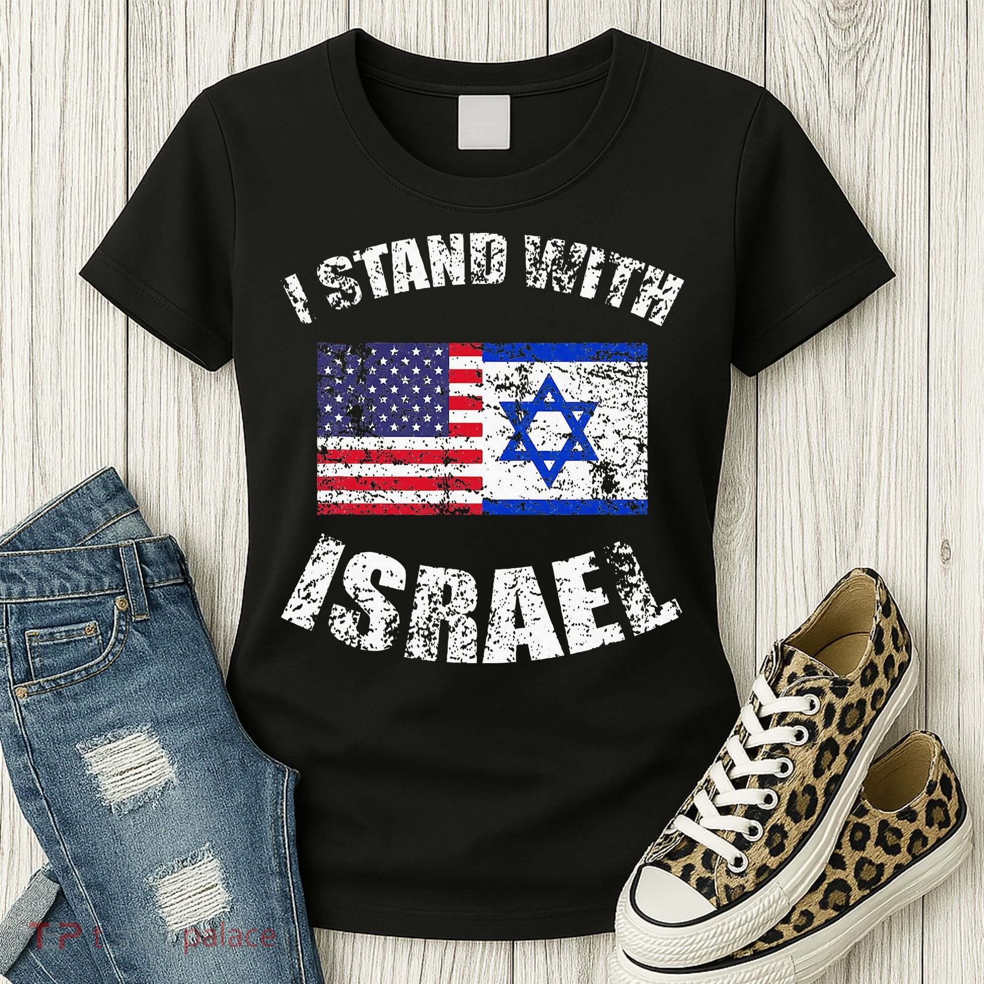 I Stand With Israel Women's T-Shirt