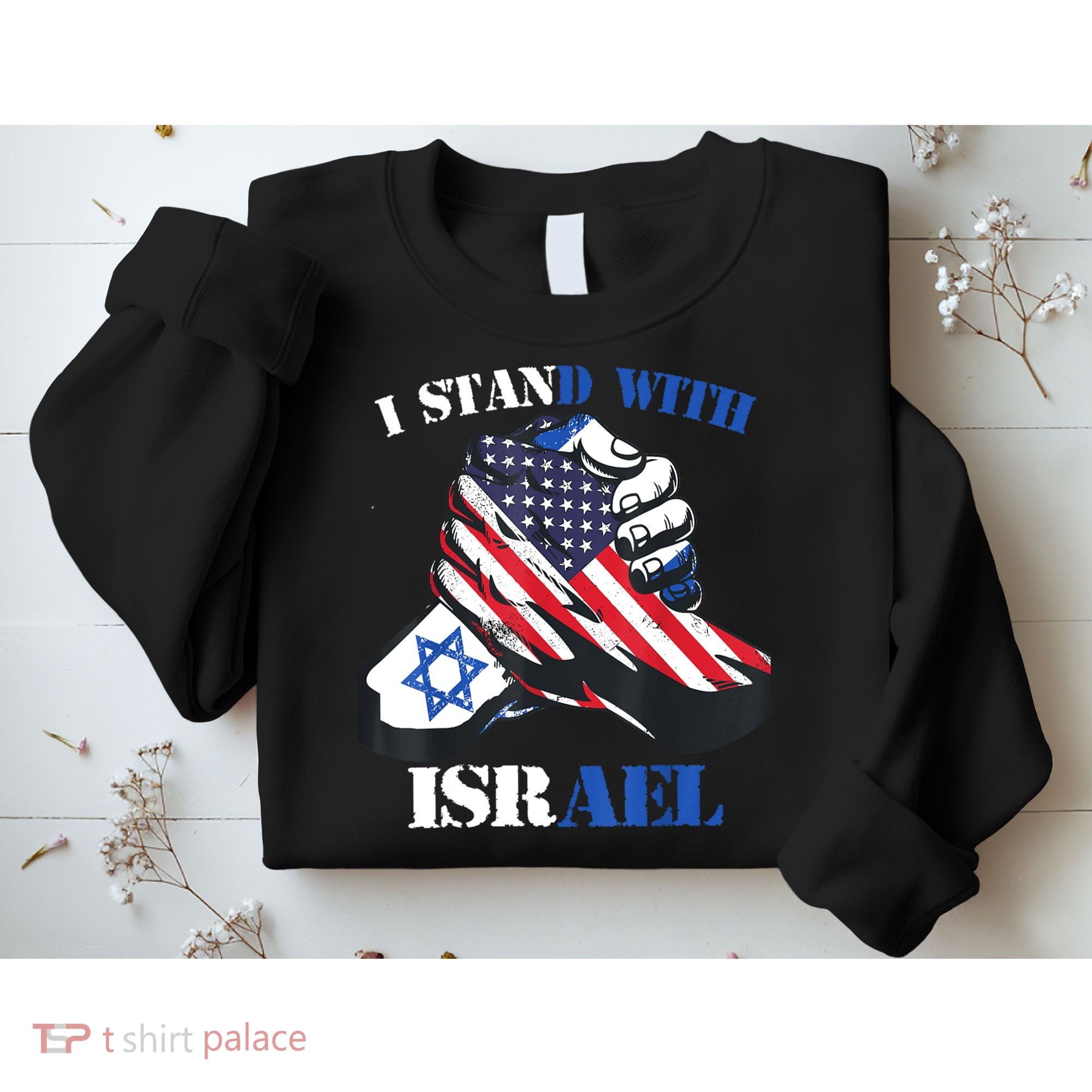 I Stand With Israel Support Israel Love Israeli Brotherhood Sweatshirt