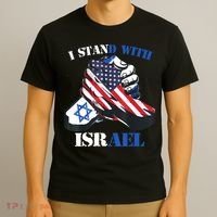 I Stand With Israel Support Israel Love Israeli Brotherhood T-Shirt thumb 3