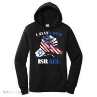 I Stand With Israel Support Israel Love Israeli Brotherhood Women's Hoodie thumb 0