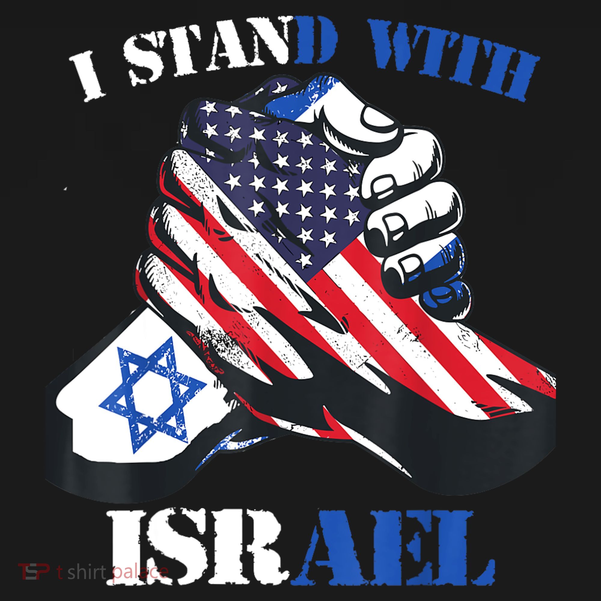 I Stand With Israel Support Israel Love Israeli Brotherhood Mousepad