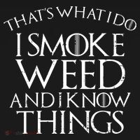 I Smoke Weed And I Know Things Funny 420 Pot Stoner Gift Women's Hoodie thumb 2