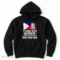 I Stand With Duterte I'M Not Filipino Philippine PRRD Hoodie thumb 0