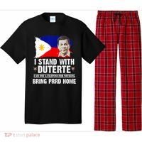 I Stand With Duterte I'M Not Filipino Philippine PRRD Pajama Set thumb 0