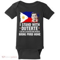 I Stand With Duterte I'M Not Filipino Philippine PRRD Baby Bodysuit thumb 0