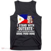 I Stand With Duterte I'M Not Filipino Philippine PRRD Tank Top thumb 0