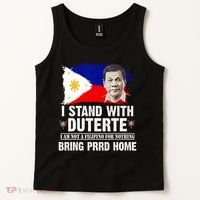 I Stand With Duterte I'M Not Filipino Philippine PRRD Tank Top thumb 2